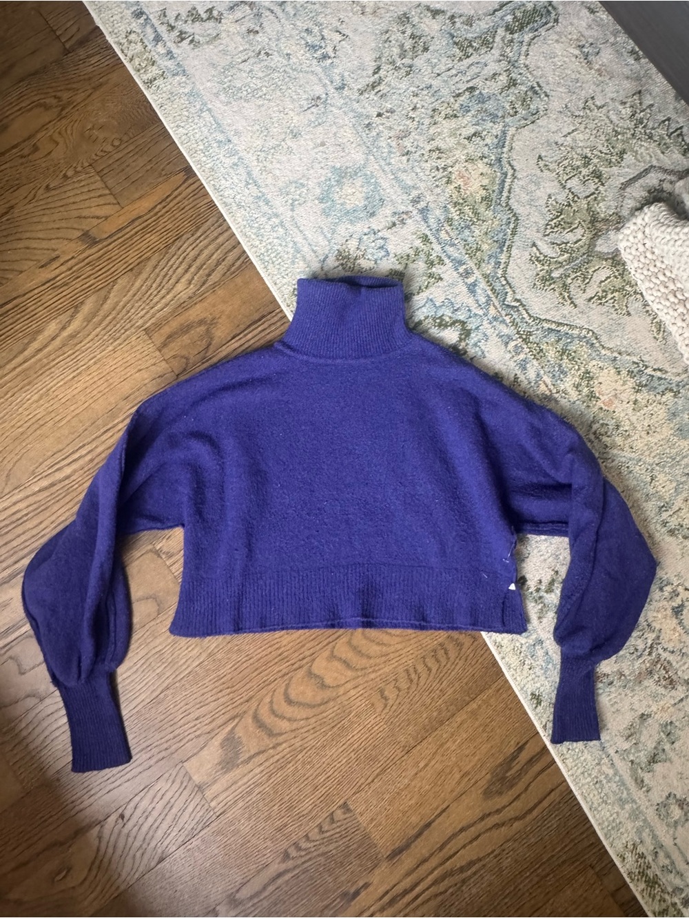 Indigo urban outfitters cropped turtleneck sweater
